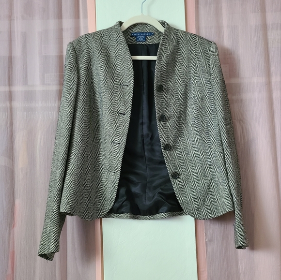 Vintage Ralph Lauren Chevron Blazer - Picture 3 of 6